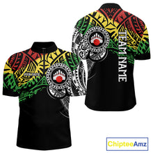 Load image into Gallery viewer, Personalized Tribal pattern Mens Bowling Shirts Custom Bowling outfit  for men Team bowling jersey NQS9813