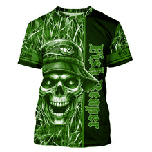 Load image into Gallery viewer, Fish reaper fishing green camo UV protection custom fishing shirts NQS2445