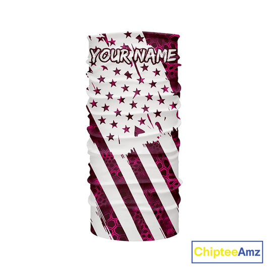American flag pink camo fishing personalized patriotic UV Protection camouflage Women Fishing jerseys NQS5628