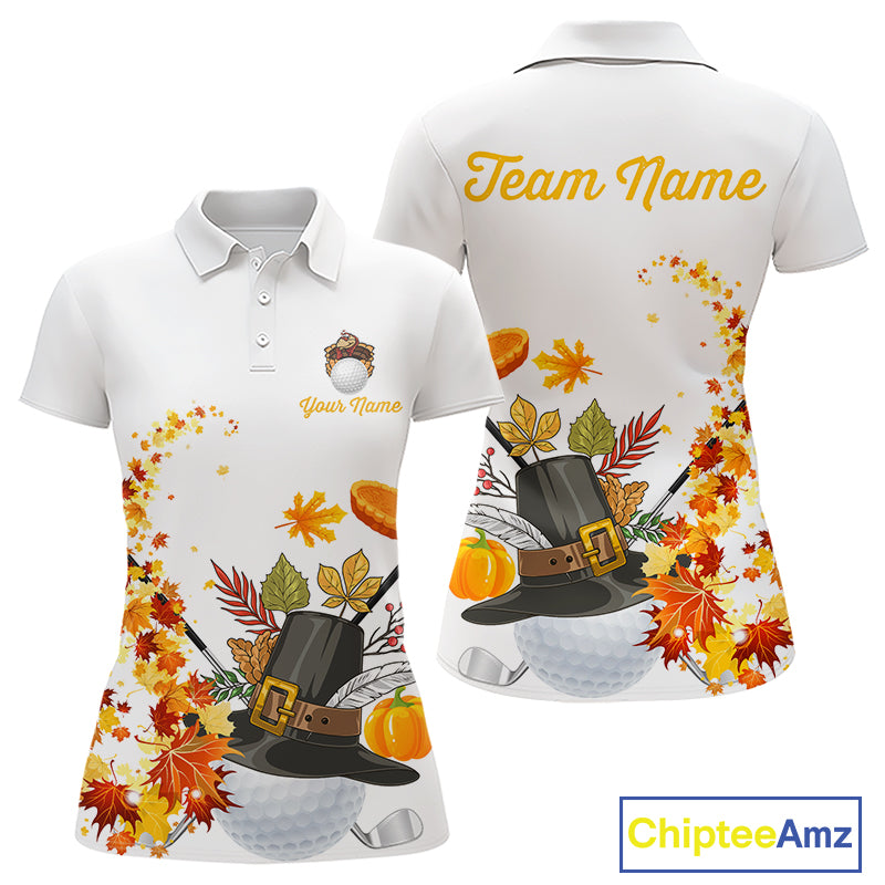 Autumn golf ball clubs Women's polo golf shirts Custom Thanksgiving team golf jerseys NQS10806