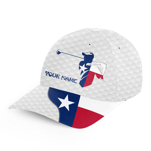 Golfer hat custom name Texas flag golf hats patriot golf white Unisex Baseball mens golf hats NQS7991