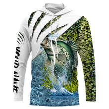 Load image into Gallery viewer, Crappie fishing green scales Custom fishing Shirts jersey, custom fishing shirts with hood NQS3176