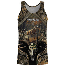 Load image into Gallery viewer, Deer Hunting Skull Camo Reaper Customize Name 3D All Over Printed Shirts Personalized gift NQS721