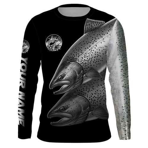 Chinook Salmon (King Salmon) Fishing performance Fishing Shirts Custom 3D UV protection NQS2531