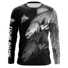 Load image into Gallery viewer, Redfish performance Fishing Shirts Custom Red Drum Fishing Long Sleeve Tournament Fishing Shirts NQS7680