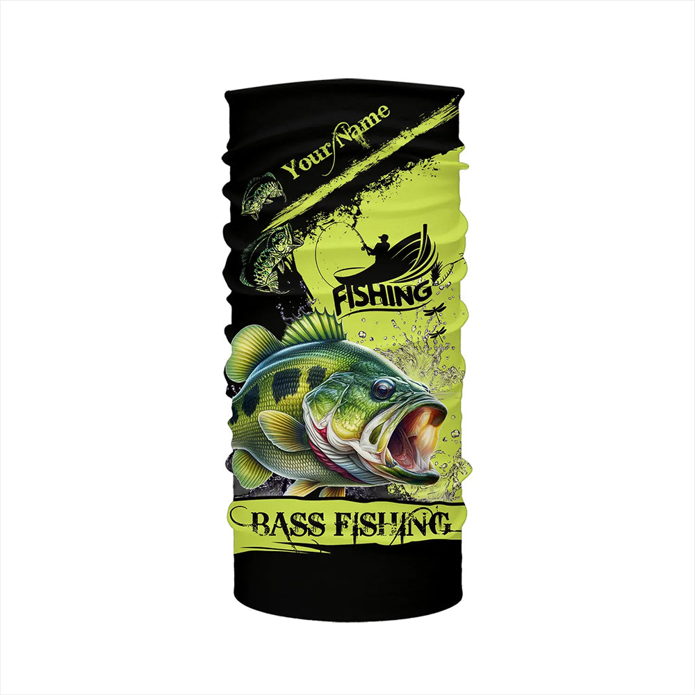 Largemouth Bass fishing Custom Name performance long sleeve fishing shirts uv protection bass jerseys NQS3664