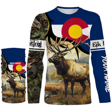 Load image into Gallery viewer, Colorado CO Elk Hunting camo Customize Name 3D All Over Printed Shirts, Personalized hunting Gift NQS2142