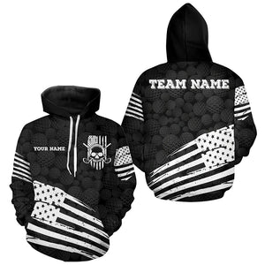 Black and White Golf camo American flag Golf Hoodies custom patriotic golf hoodie shirts NQS8594