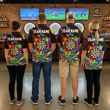 Load image into Gallery viewer, Personalized Colorful Darts Shirt For Women Custom Darts Team Jersey Polo &amp; 1/4 Zip Shirts NQS11374