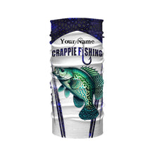 Load image into Gallery viewer, Crappie fishing blue camo Custom Funny Fishing Shirts UV Protection Gift For Fisherman NQS5650