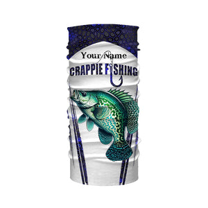 Crappie fishing blue camo Custom Funny Fishing Shirts UV Protection Gift For Fisherman NQS5650