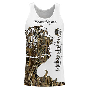 Boykin Spaniel best hunting dog camo shirts - personalized waterfowl camo dog hunting shirts NQSD15