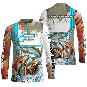 Redfish, Trout, Flounder fishing scales custom fishing team jerseys, Texas Slam fishing apparel NQS9144