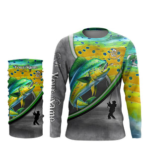 Mahi mahi ( Dorado) fishing personalized saltwater fishing shirts fishing apparel NQS1411