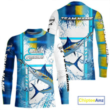 Load image into Gallery viewer, Blue Marlin fishing scales custom Marlin fishing team jerseys, Marlin offshore fishing apparel NQS10870