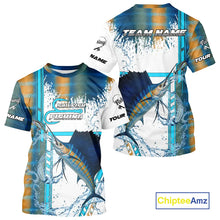 Load image into Gallery viewer, Sailfish fishing scales custom Sailfish fishing team jerseys, Sailfish offshore fishing apparel NQS10871