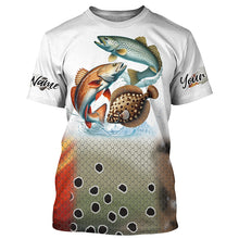 Load image into Gallery viewer, Texas inshore slam Fishing Redfish, speckled trout, flounder fishing scales Custom fishing jerseys NQS2950