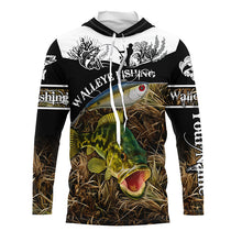 Load image into Gallery viewer, Walleye fish custom fishing shirts for men Performance Long Sleeve UV protection NQS998