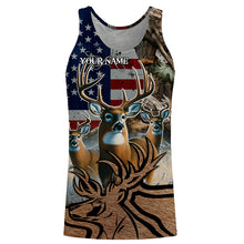 Load image into Gallery viewer, American Deer hunting camouflage shirt Customize Name 3D All Over Printed Shirts NQS1156