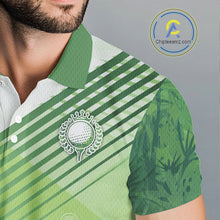 Load image into Gallery viewer, Funny Alligator Golf polo shirt for men Custom Alligator golf outfit men, funny golf gifts | Green NQS11743