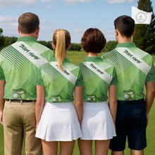 Load image into Gallery viewer, Funny Alligator Golf polo shirt for men Custom Alligator golf outfit men, funny golf gifts | Green NQS11743