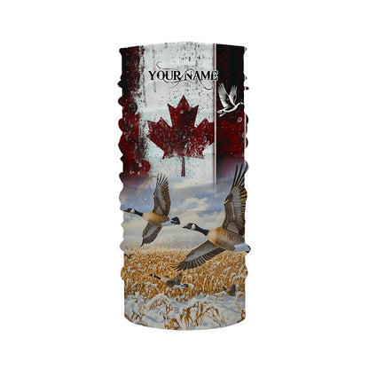 Canada flag Goose hunting Customize 3D All Over Printed Shirts Personalized Waterfowl Hunting gifts NQS851