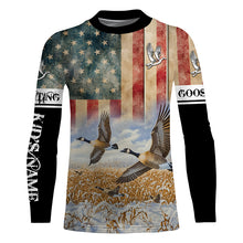 Load image into Gallery viewer, American Goose hunting Customize Name 3D All Over Printed Shirts Personalized Hunting gifts NQS852