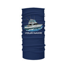 Load image into Gallery viewer, Blue ocean deep fishing charters Custom Fishing Boat name sun protection long sleeve Fishing Shirts NQS6169