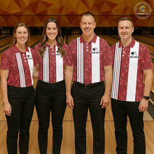 Load image into Gallery viewer, Customized Retro Bowling Team Shirts For Men That's some bowshit Funny Bowling Pattern Jerseys| Red NQS11509