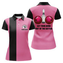 Load image into Gallery viewer, Custom bowling shirt for women – personalized team jersey front view