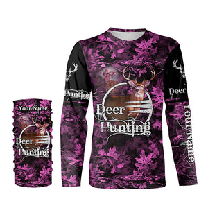 Deer hunting pink camo Custom Name  3D Full Printing hunting shirts, hunting apparel for deer hunter NQS1858