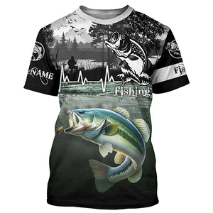 Largemouth Bass Customize Name 3D All Over Printed Shirts Personalized Fishing gift NQS627