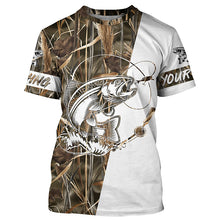 Load image into Gallery viewer, Steelhead trout Fishing tattoo custom performance fishing shirt UV protection NQS647