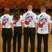 Load image into Gallery viewer, Personalized Texas Flag Camo Bowling Shirts For Women Custom patriotic Texas Bowling Team Jerseys NQS11173
