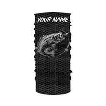 Load image into Gallery viewer, Largemouth bass fishing Custom name fishing jersey, Bass fishing shirts with hood NQS3152