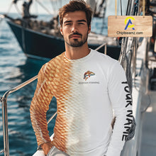 Load image into Gallery viewer, Personalized Red Scales Performance Redfish Fishing Shirts, custom Redfish fishing tournament jerseys NQS10239