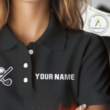 Load image into Gallery viewer, Flame Broken Golf Ball Custom Women golf polo shirt, personalized cool golf outfit for ladies NQS10101