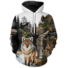 Load image into Gallery viewer, Coyote Hunting Camouflage Custom Name Shirts for Hunters, Personalized Hunting Shirts FSD92