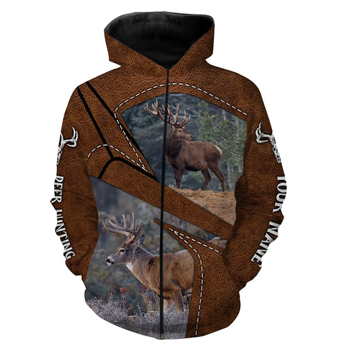 Deer Hunting Custom Name All over printed Shirts for Deer Hunter, Personalized Deer Hunting Gifts FSD2941