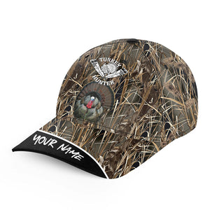 Turkey Hunting Camo Custom Name Hunting hat Adjustable Unisex Baseball hat FSD3075