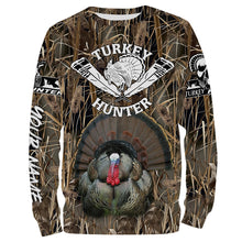 Load image into Gallery viewer, Personalized Turkey Hunting camouflage custom Name all over print Shirt, hunting gifts FSD108