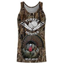 Load image into Gallery viewer, Personalized Turkey Hunting camouflage custom Name all over print Shirt, hunting gifts FSD108