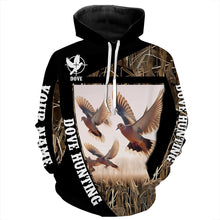 Load image into Gallery viewer, Dove hunting Camo custom name all over printed Shirts, Gift for hunters FSD4606