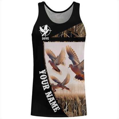 Dove hunting Camo custom name all over printed Shirts, Gift for hunters FSD4606