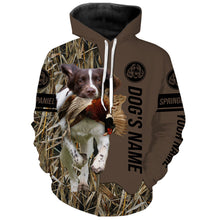 Load image into Gallery viewer, English Springer Spaniel Hunting Dog Custom Name Camo Shirts, Hunting Gifts FSD4079KYC