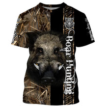 Load image into Gallery viewer, Wild Boar Hunting Camouflage Custom Name Shirts for hunter, Personalized hunting gifts FSD191