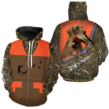 Load image into Gallery viewer, Personalized Pheasant Upland Hunting Vest shirt for Men - Pudelpointer hunting dog breeds clothing FSD3983