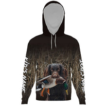 Load image into Gallery viewer, Duck Hunting Waterfowl Camo Boykin Spaniel Dog Shirts, Personalized Duck Hunting clothes FSD4545