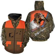 Load image into Gallery viewer, Custom Name Brittany Dog Pheasant Upland Hunting Vest shirt for Men FSD3987