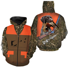 Load image into Gallery viewer, Custom Name German wirehaired pointer Dog Pheasant Upland Hunting Vest shirt for Men FSD3988
